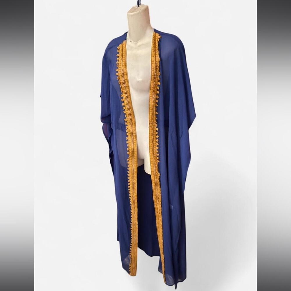 Open kaftan robe